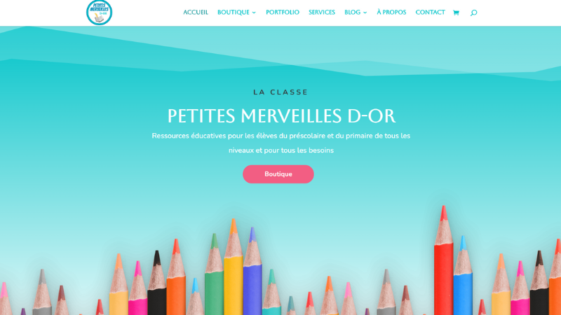 Création site web par Kathy Sergerie, développeuse web